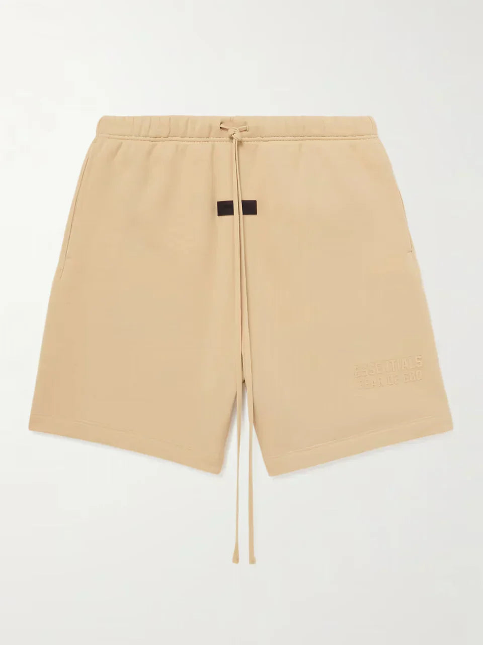 APPLIQUÉD WIDE-LEG COTTON-BLEND JERSEY DRAWSTRING SHORTS