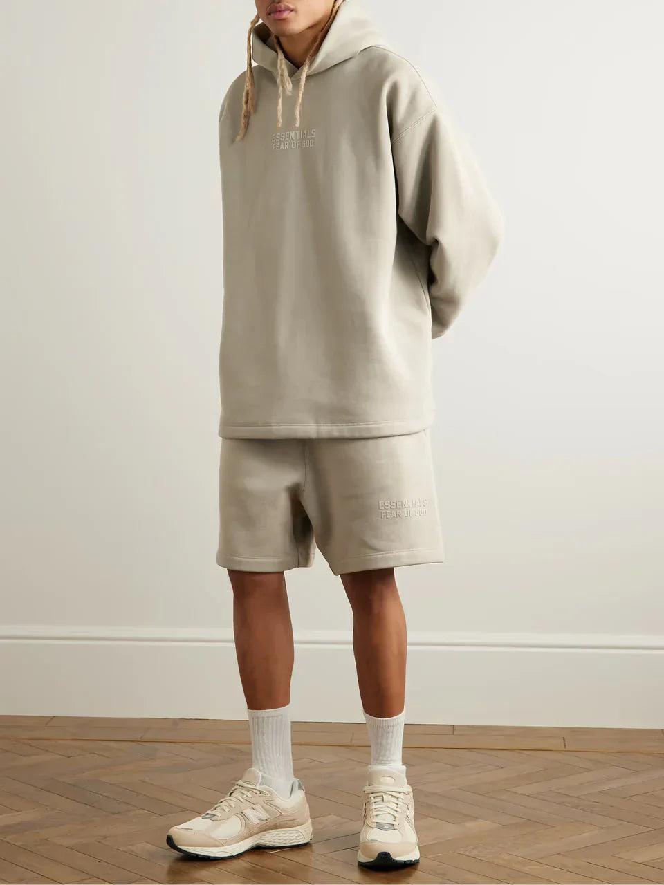 APPLIQUÉD COTTON-BLEND JERSEY HOODIE